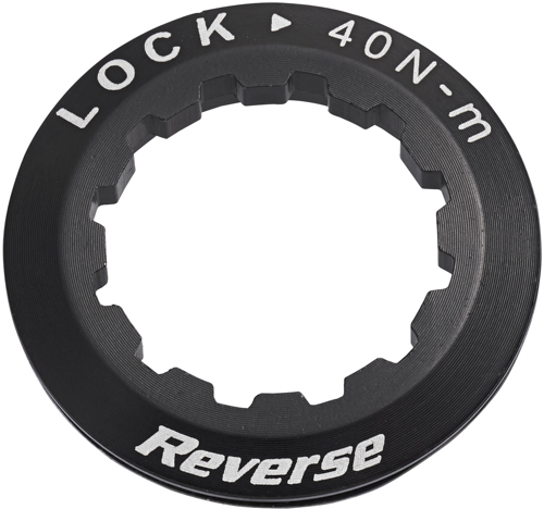 Reverse Lock Ring Kassetten Abschlußring schwarz 