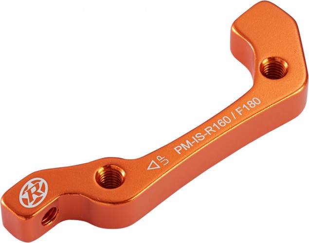 Reverse Scheibenbremsen Adapter 2in1 IS-PM 160 hinten & vorne 180mm orange 