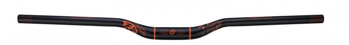 Reverse Lead-770mm MTB Lenker 31,8mm schwarz/fox orange 