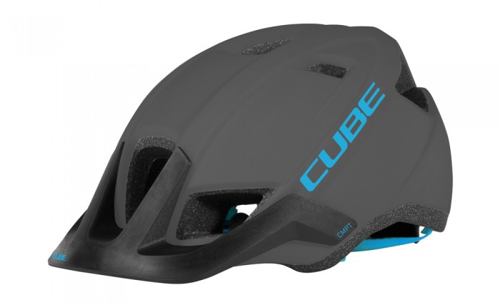 Cube CMPT All Mountain Fahrrad Helm grau/blau 2017 