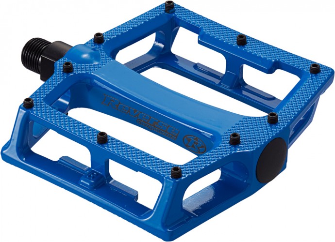 Reverse Super Shape 3D Flat Fahrrad Pedal blau 