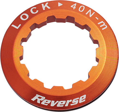 Reverse Lock Ring Kassetten Abschlußring orange 