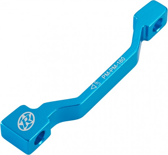 Reverse Scheibenbremsen Adapter PM-PM von 160 auf 180mm hell blau 