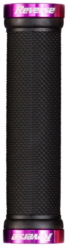 Reverse Grip Lock-On Fahrrad Schraubgriffe schwarz/lila 