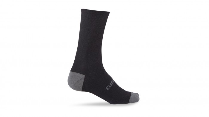 Giro HRC + Merino Fahrrad Funktionssocken schwarz/grau 2025 