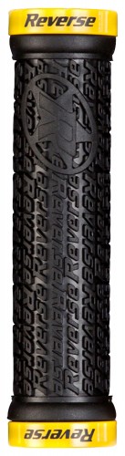 Reverse Grip STAMP Fahrrad Schraubgriffe schwarz/gelb 