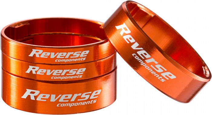 Reverse Gabelschaft Spacer Set Ultra- Light Alu 1 1/8 orange 