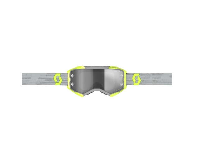 Scott Fury LS MX Goggle Cross/MTB Brille grau/gelb/light sensitive grau works 
