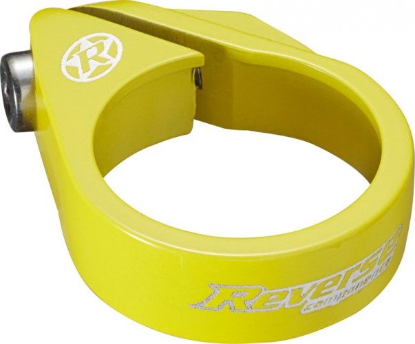Reverse Bolt Clamp Sattelklemme 34.9mm gelb 