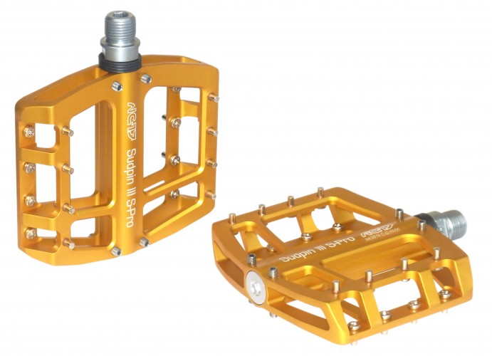 NC-17 Sudpin III CNC Fahrrad Pedal gold 