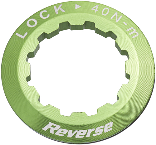 Reverse Lock Ring Kassetten Abschlußring hell grün 