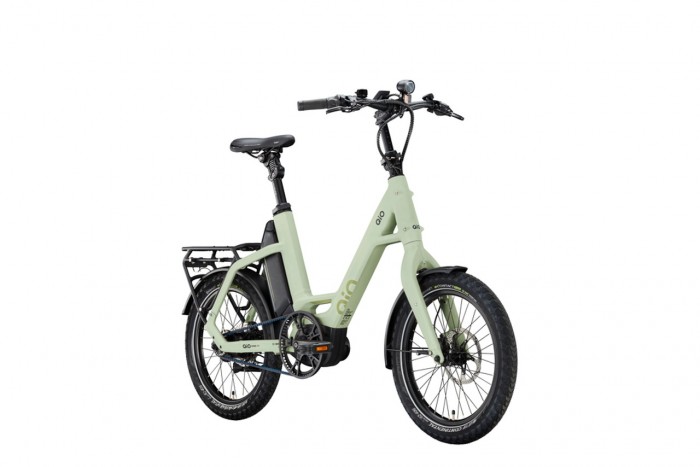 QIO Eins P-R Rohloff 20'' Pedelec E-Bike Compact Fahrrad olive grün 2023 