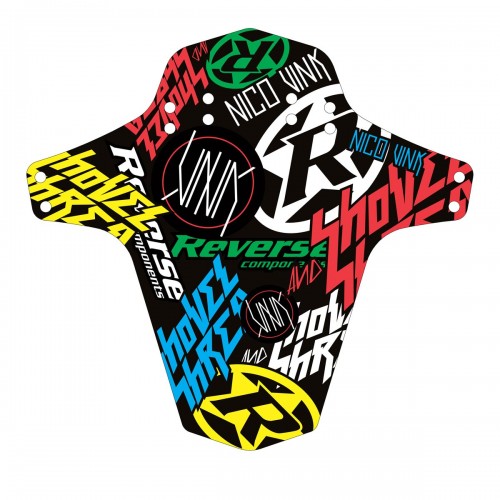 Reverse Mudguard Schutzblech Nico Vink-Stickerbomb colored 