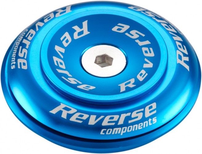 Reverse Twister Top Cup Headset Steuersatz (oben) 1 1/8 Semi Integriert blau 