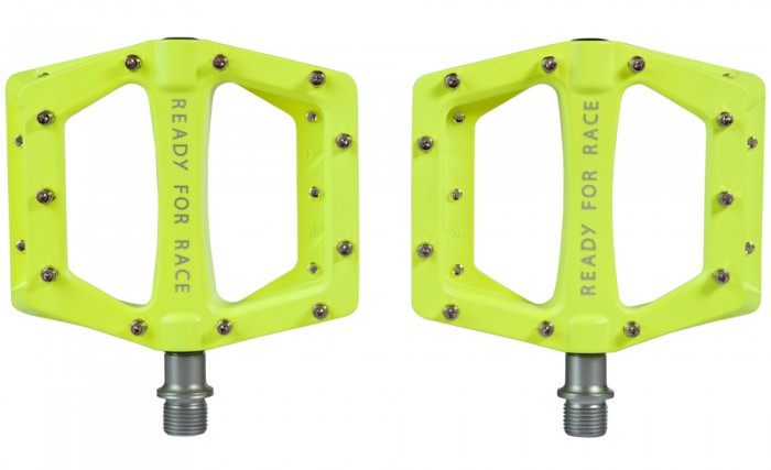 RFR Flat CMPT Fahrrad Pedale neon gelb 