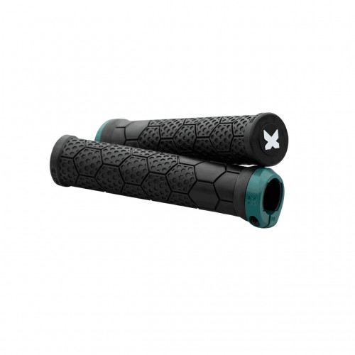 Sixpack Z-Trix PA Lock-On Fahrrad Schraubgriffe schwarz/pine grün 
