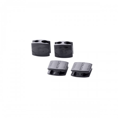 Sixpack Kabel Management Clips schwarz 
