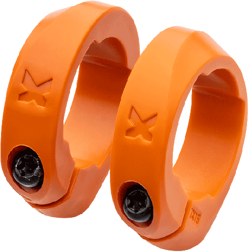 Sixpack Lock-On PA Klemmring für Fahrrad Schraubgriffe orange 