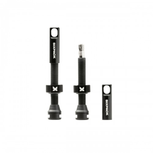 Sixpack Tubeless Ventile 44mm schwarz 
