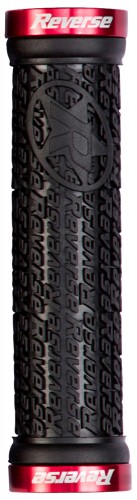 Reverse Grip STAMP Fahrrad Schraubgriffe schwarz/rot 