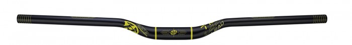 Reverse Lead-770mm MTB Lenker 31,8mm schwarz/gelb 