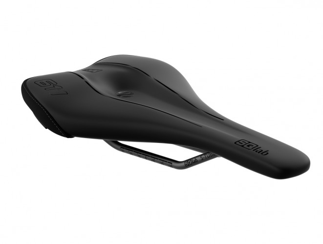 SQlab 611 Ergowave active 2.1 Unisex MTB Tech / Trail E-Bike Fahrrad Sattel schwarz 