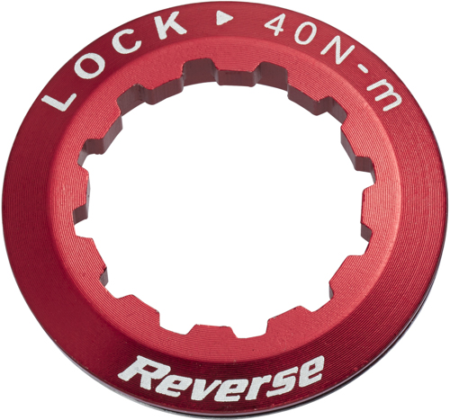 Reverse Lock Ring Kassetten Abschlußring rot 
