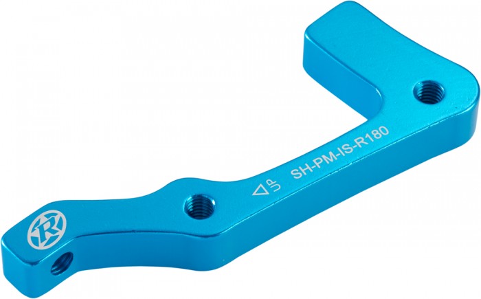 Reverse Scheibenbremsen Adapter Shimano IS-PM 180 hinten hell blau 