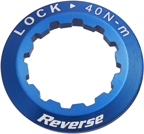 Reverse Lock Ring Kassetten Abschlußring dunkel blau 