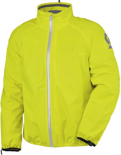 Scott Ergonomic Pro DP D-Size Motorrad / Fahrrad Regenjacke gelb 2025 