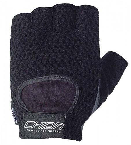 Chiba Athletic Fahrrad Handschuhe kurz schwarz 2027 