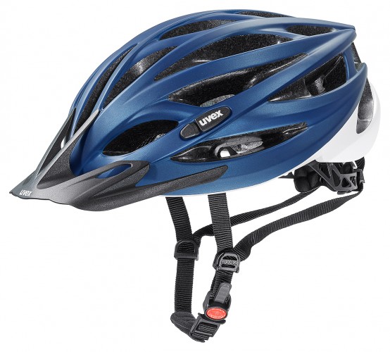 Uvex Oversize Fahrrad Helm Gr. 61-65cm blau/weiß 2024 