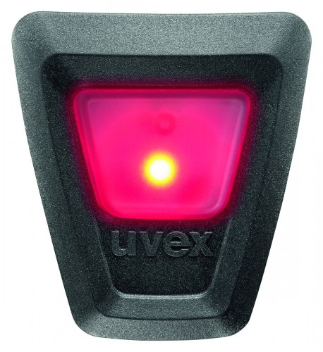 Uvex Plug-In LED Helm Blinklicht rot für Active Helm 