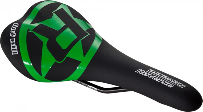 Reverse Fort Will CroMo Style MTB Fahrrad Sattel schwarz/grün 