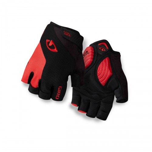 Giro Strade Dure Supergel Fahrrad Handschuhe kurz schwarz/rot 2025 