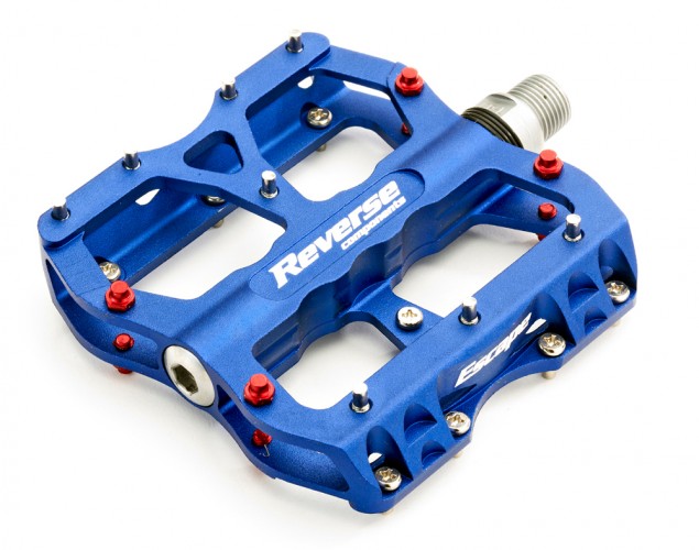 Reverse Escape Flat Fahrrad Pedal blau 