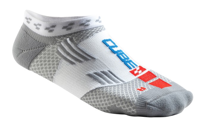 Cube Air Cut Teamline Fahrrad Socke weiß 2020 