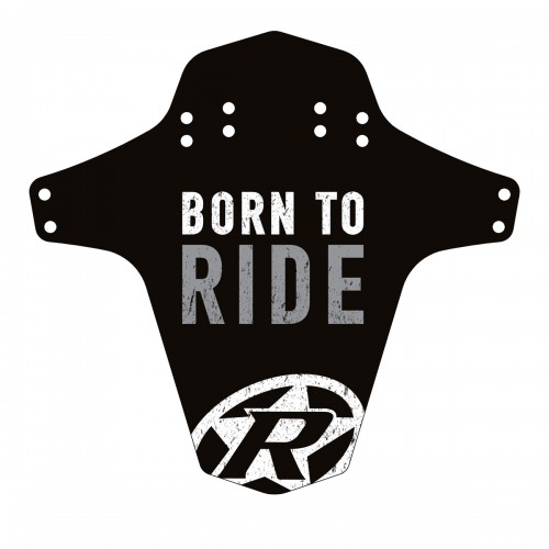 Reverse Mudguard Schutzblech Born to Ride, grau 