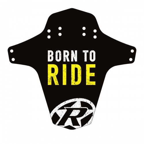 Reverse Mudguard Schutzblech Born to Ride, gelb 