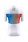 Cube Teamline Damen Fahrrad Trikot kurz weiß/rot/blau 2027 