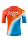 Cube Road / XC X Factory Racing Fahrrad Trikot kurz orange 2026 