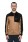 Cube ATX Cmpt Full Zip Fahrrad Trikot lang braun/schwarz 2026 