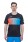 Cube Teamline Rundhals Fahrrad Trikot kurz schwarz/blau/rot 2026 