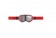Scott Fury MX Goggle Cross/MTB Brille rot/grau/silberfarben chrom works 