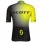 Scott RC Pro Fahrrad Trikot kurz gelb/schwarz 2021 