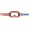 Scott Primal Kinder MX Goggle Cross/MTB Brille orange/klar 