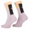 Scott Block Stripe Crew Fahrradsocken grau/gelb 2026 