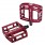 NC-17 Sudpin II S-Pro Flat Fahrrad Pedal rot 