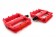 Acid Flat C3-ZP Fahrrad Pedale rot 