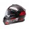 O'Neal D-Series Square Motorrad Helm schwarz/rot/grau 2024 Oneal 